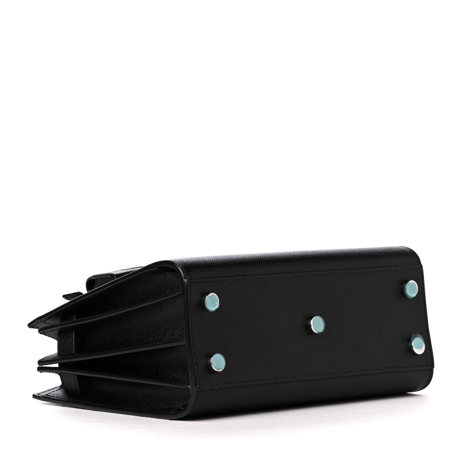 Grained Calfskin Nano Sac De Jour Black