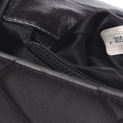 Chanel Lambskin Quilted CC Shoulder Bag Black 6 of 9