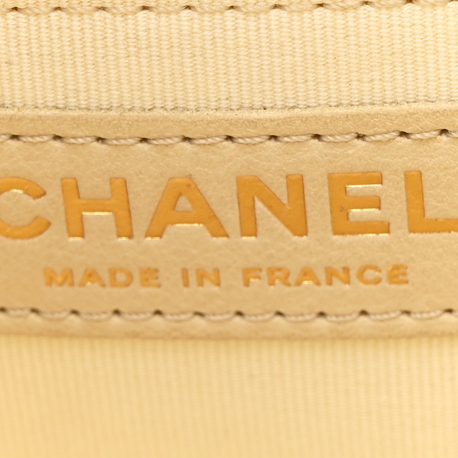Chanel Caviar Quilted Small Trapezoid Chain Shopping Tote Ivory 6 of 10