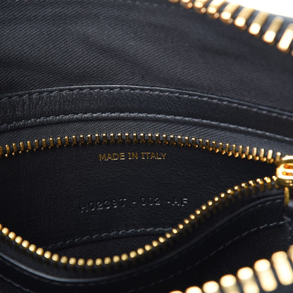 Tom Ford Calfskin Triple Zip Crossbody Bag Black 7 of 9