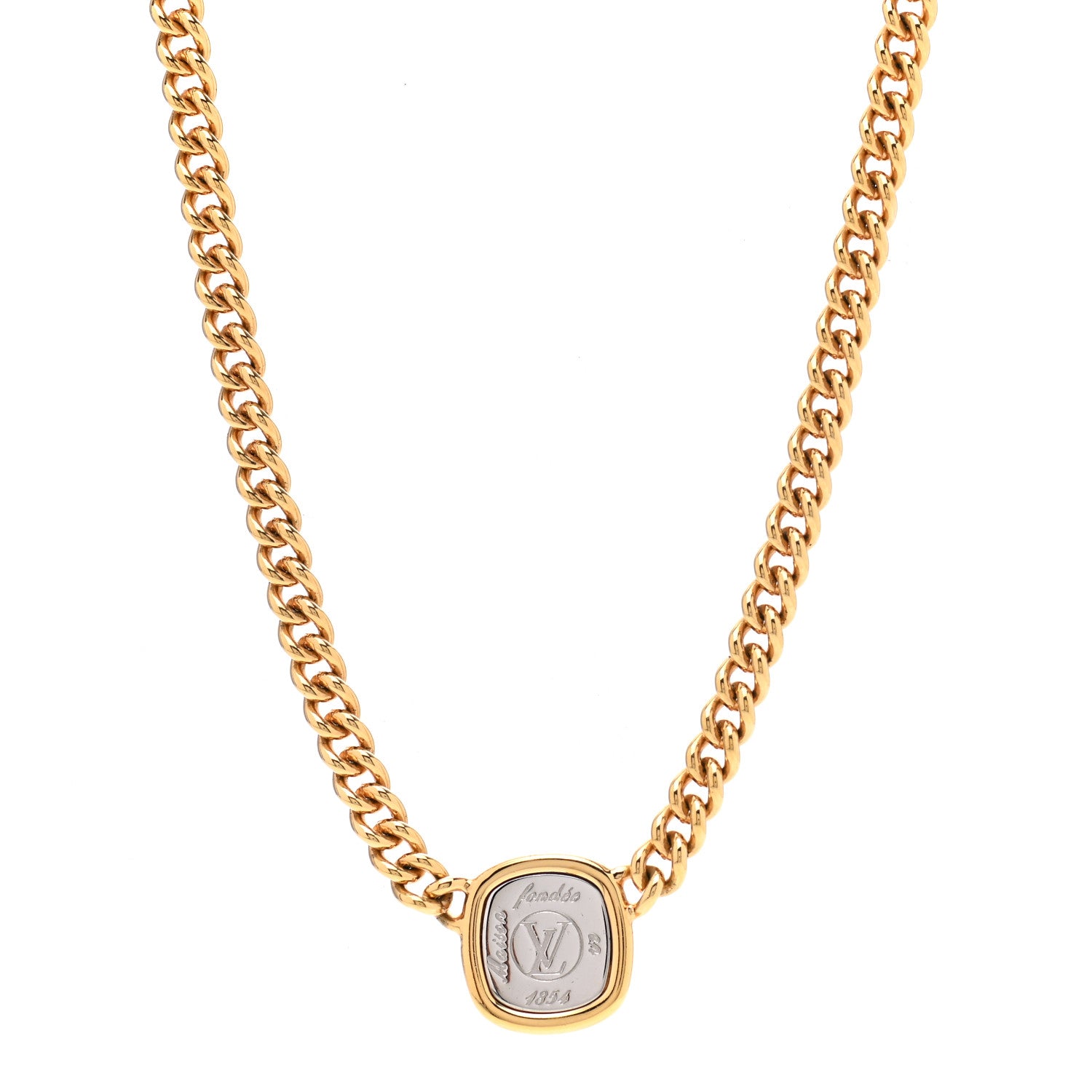 Louis Vuitton LV ID Chain Necklace 1 of 6