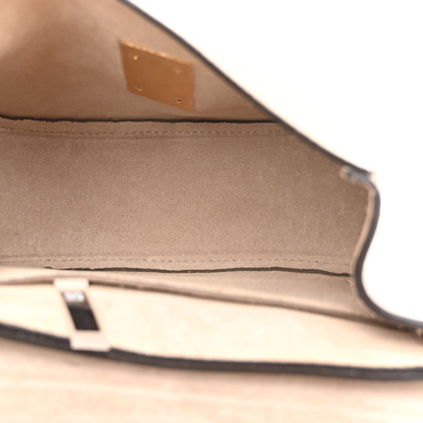 Suede Smooth Calfskin Mini Drew Shoulder Bag Motty Grey