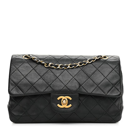 Chanel Lambskin Quilted Small Double Flap Black 1 of 13