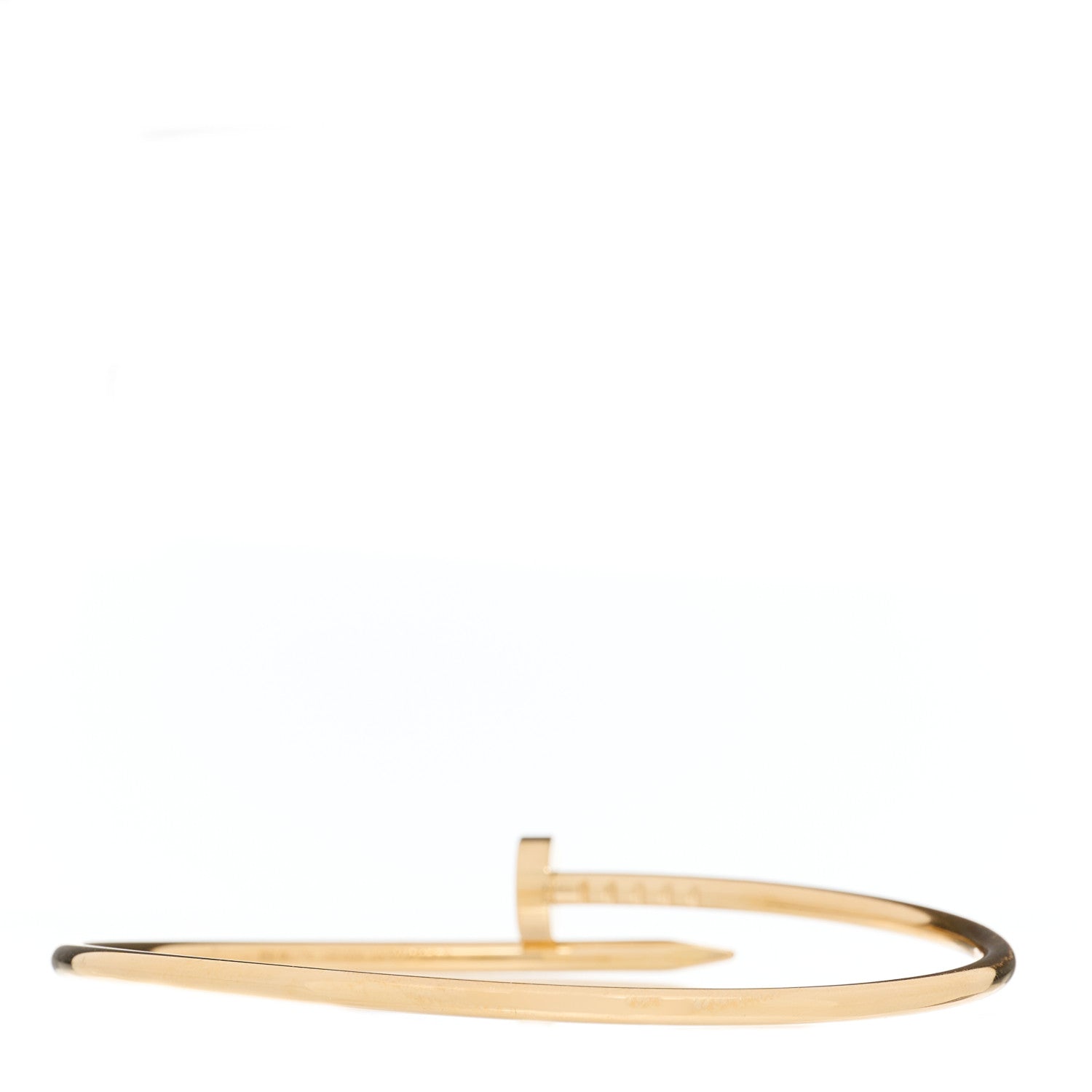 Cartier 18K Yellow Gold Small Juste Un Clou Bracelet 17 2 of 4