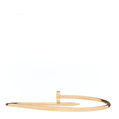 Cartier 18K Yellow Gold Small Juste Un Clou Bracelet 17 2 of 4
