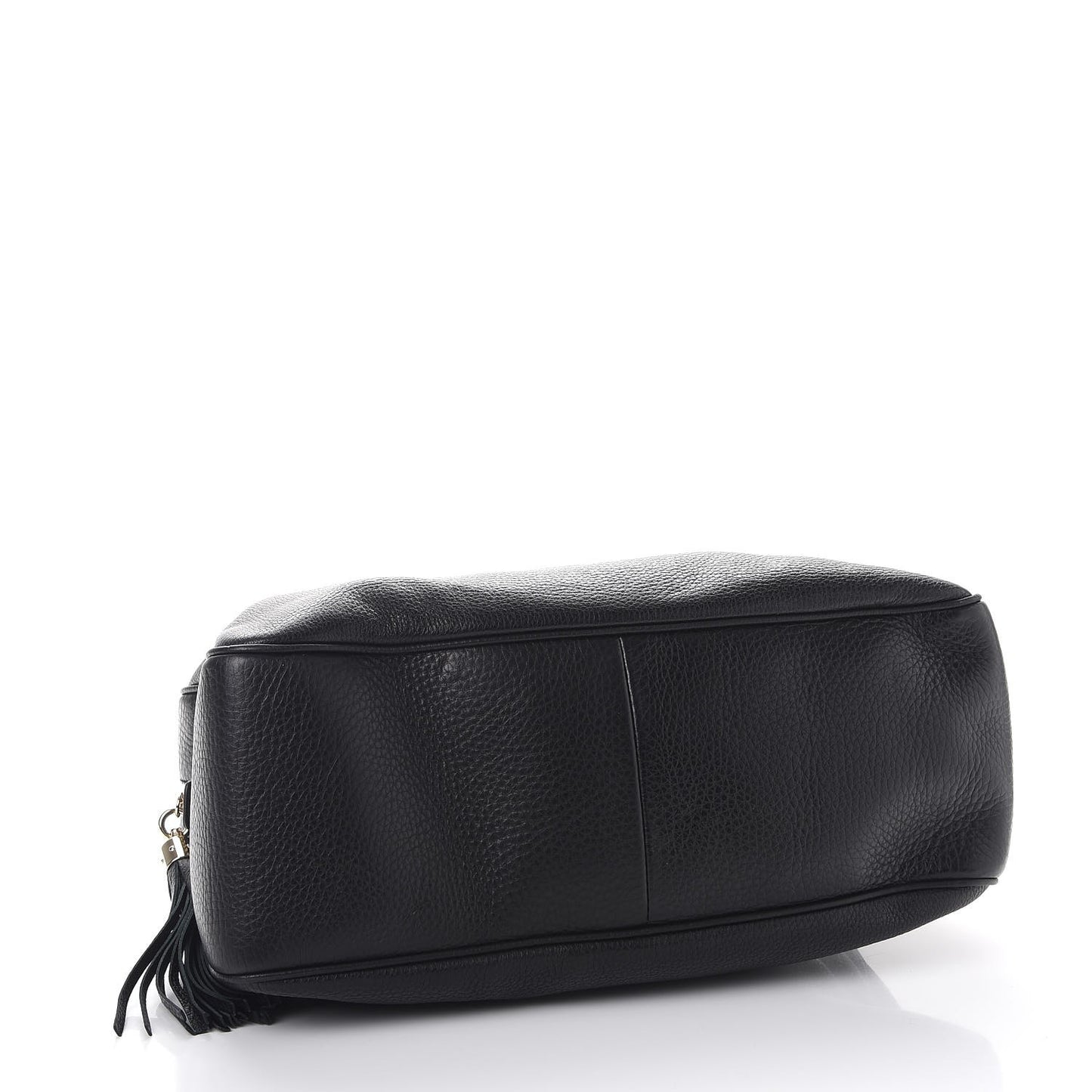 Pebbled Calfskin Medium Soho Bowler Black