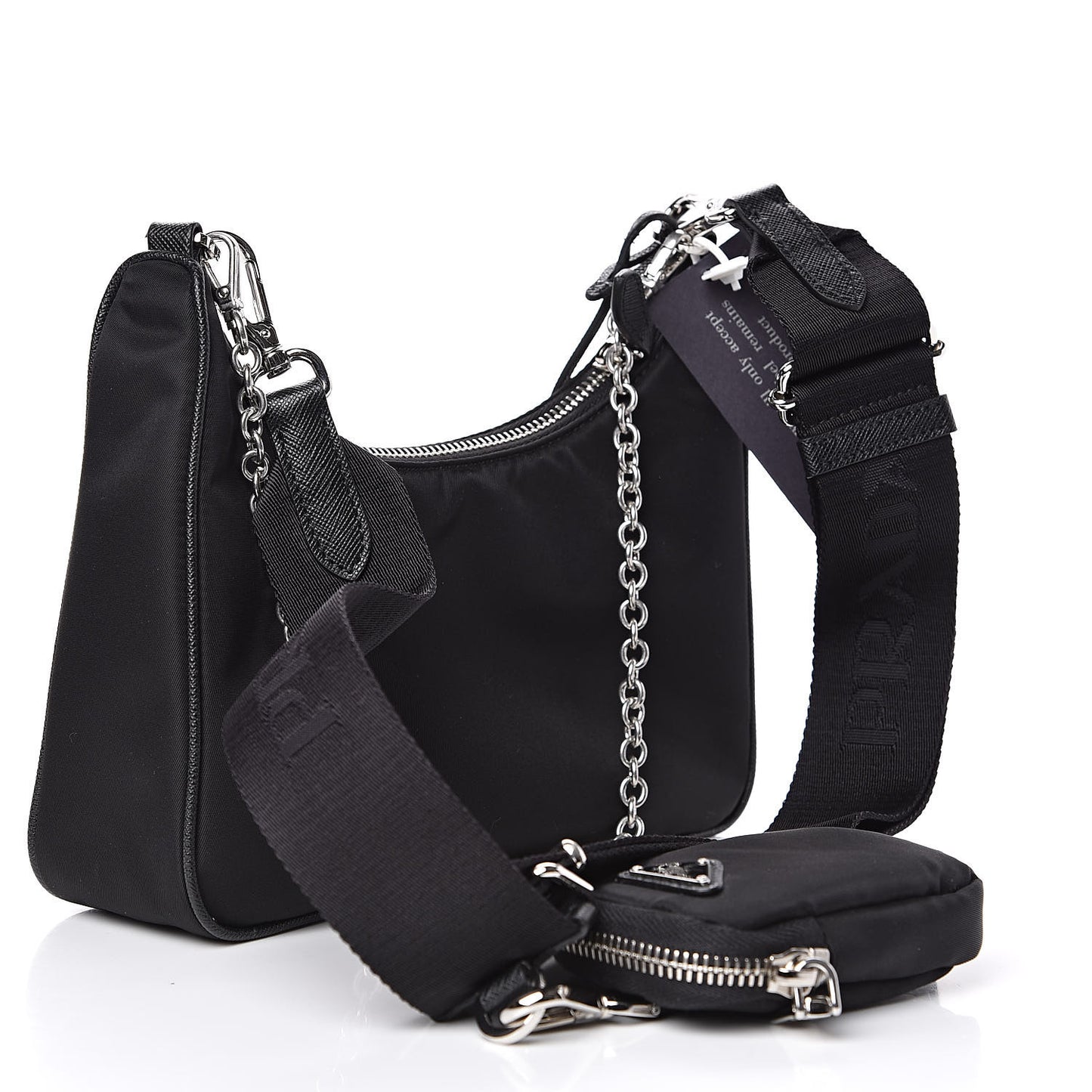 Nylon Re-Edition 2005 Shoulder Bag Black