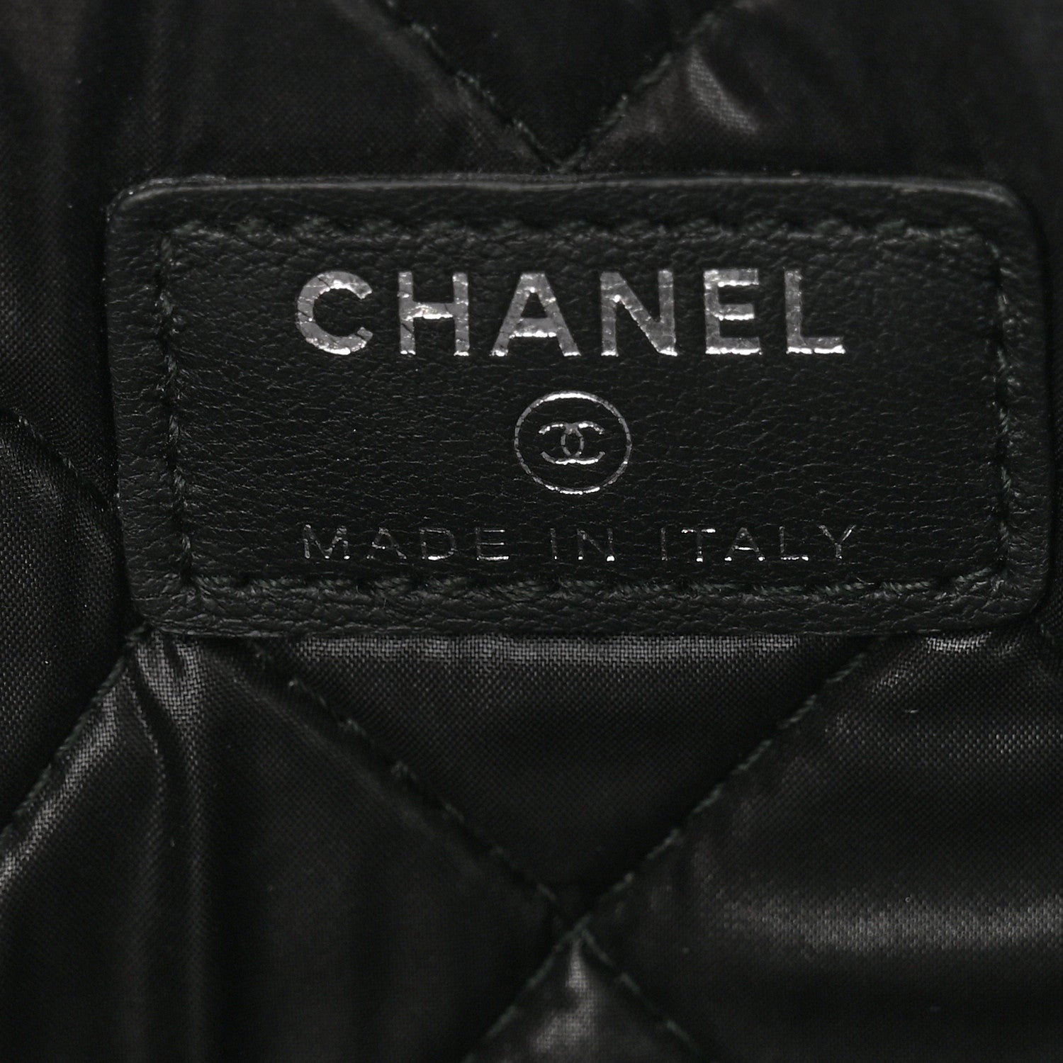 Chanel Lambskin Quilted Medium Boy Cosmetic Case Black 6 of 9