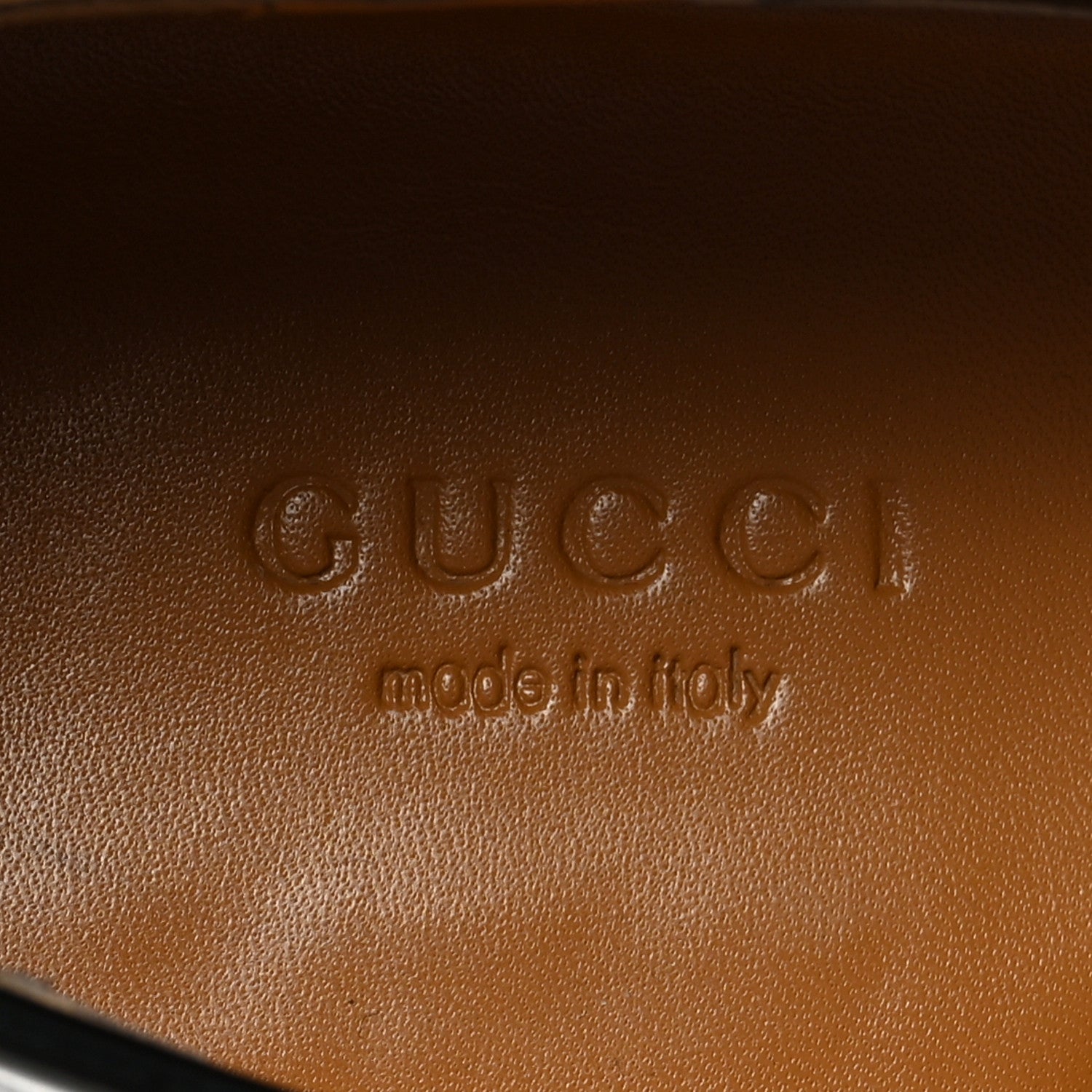 Gucci Betis Glamour Calfskin Womens Jordaan Loafers 37 Black 8 of 10