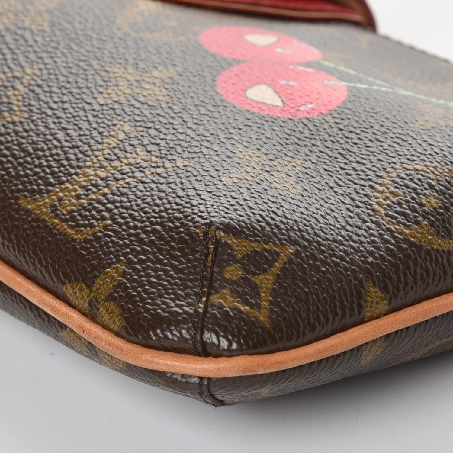 Louis Vuitton Lizard Monogram Cerises Pochette 9 of 9