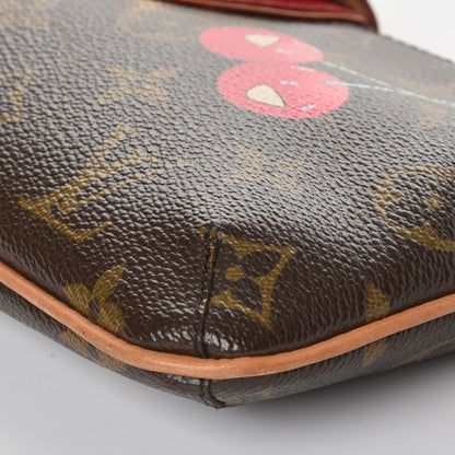 Louis Vuitton Lizard Monogram Cerises Pochette 9 of 9