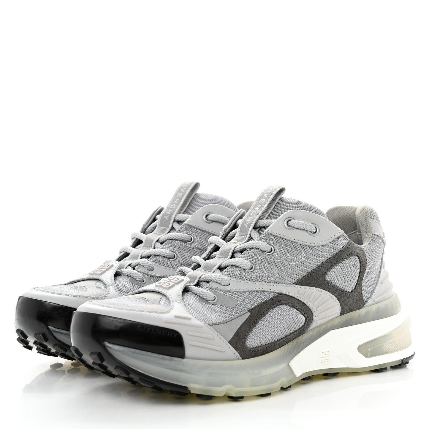 Calfskin Giv 1 Runner Sneakers 40 Grey