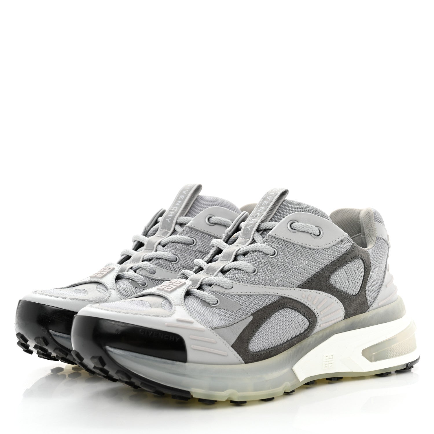Givenchy Calfskin Giv 1 Runner Sneakers 40 Grey 3 of 9