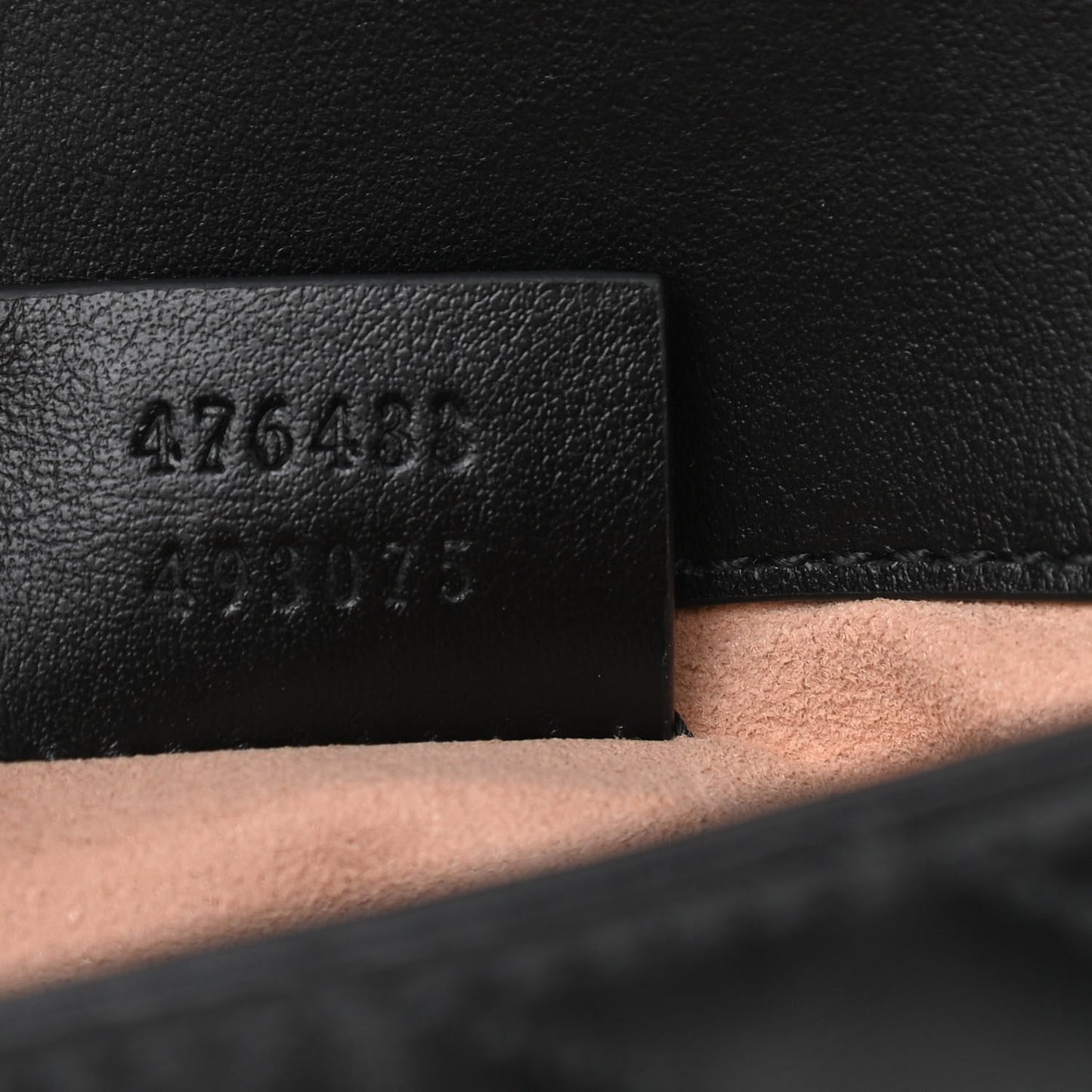 Calfskin Matelasse Super Mini GG Marmont Shoulder Bag Black