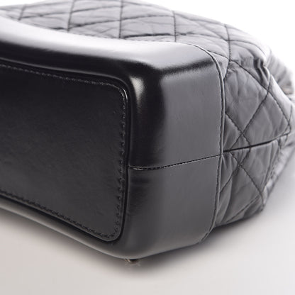 Chanel Aged Calfskin Quilted Small Gabrielle Backpack Black 9 of 10
