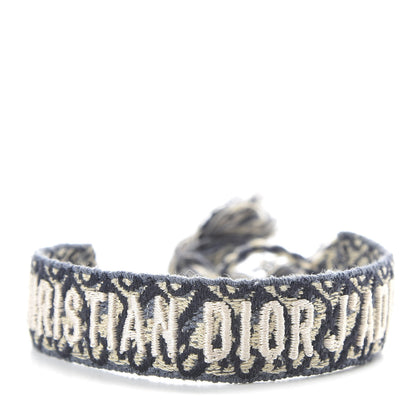 Christian Dior Woven Cotton J'Adior Friendship Bracelet Set Navy 5 of 6