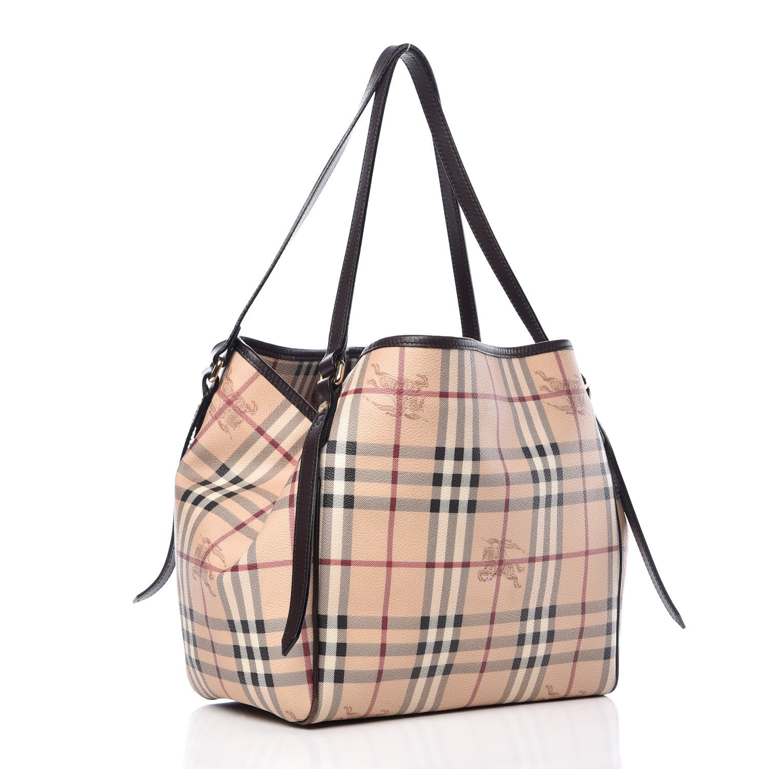 Burberry Haymarket Check Small Canterbury Tote Black 3 of 19