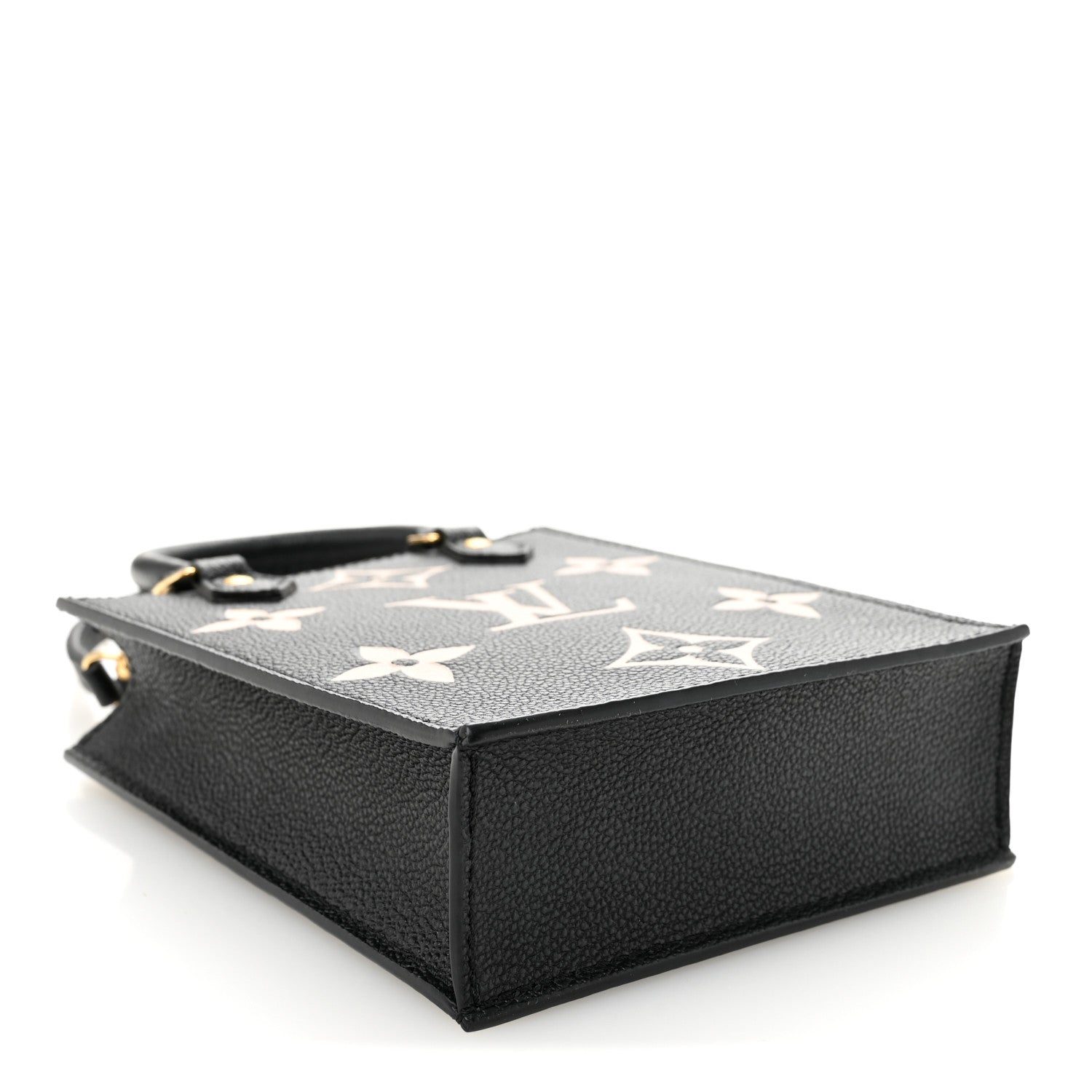 Louis Vuitton Empreinte Monogram Giant Petit Sac Plat Black Beige 4 of 9