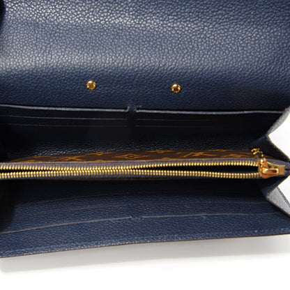 Louis Vuitton Monogram Pallas Wallet Blue Marine 4 of 5