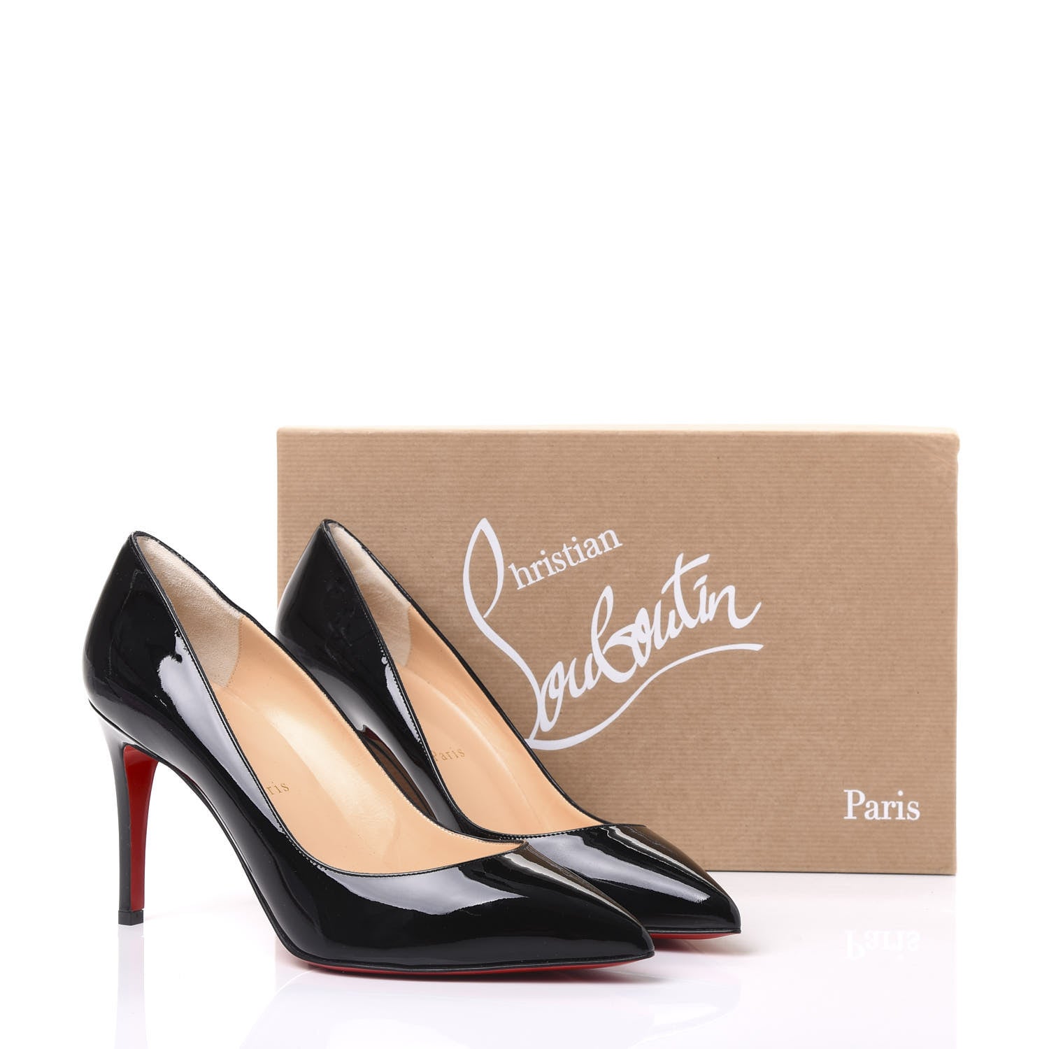 Christian Louboutin Patent Pigalle 85 Pumps 39 Black 8 of 8