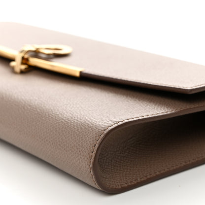 Salvatore Ferragamo Hammered Calfskin Gancini Icona Mini Bag Beige 17 of 19