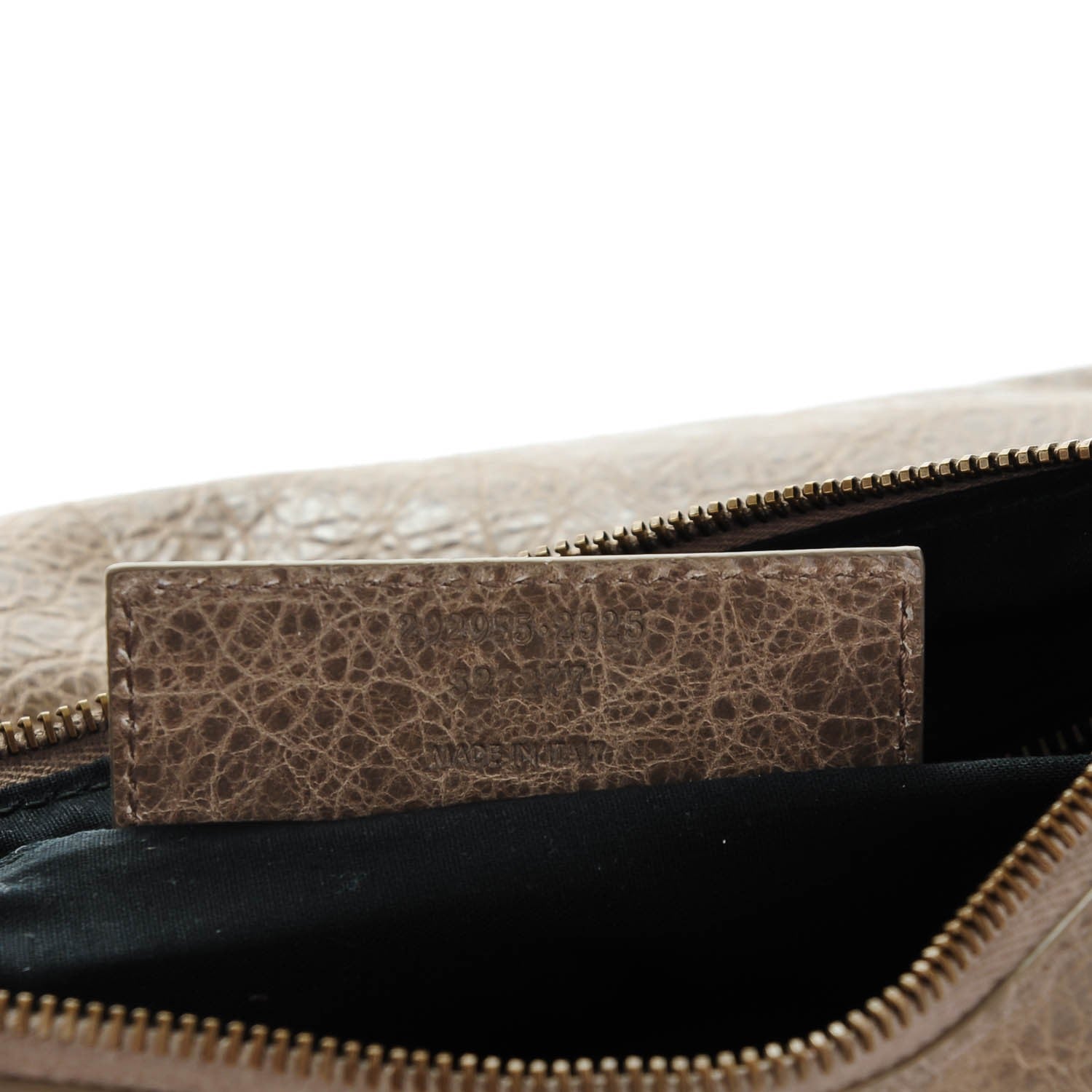 Balenciaga Agneau Classic Hardware Flat Handle Clutch Gris Poivre 7 of 7