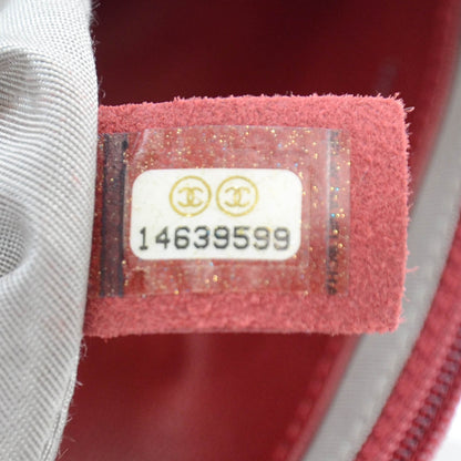 Chanel Lambskin Half Moon Wallet On Chain WOC Red 7 of 9