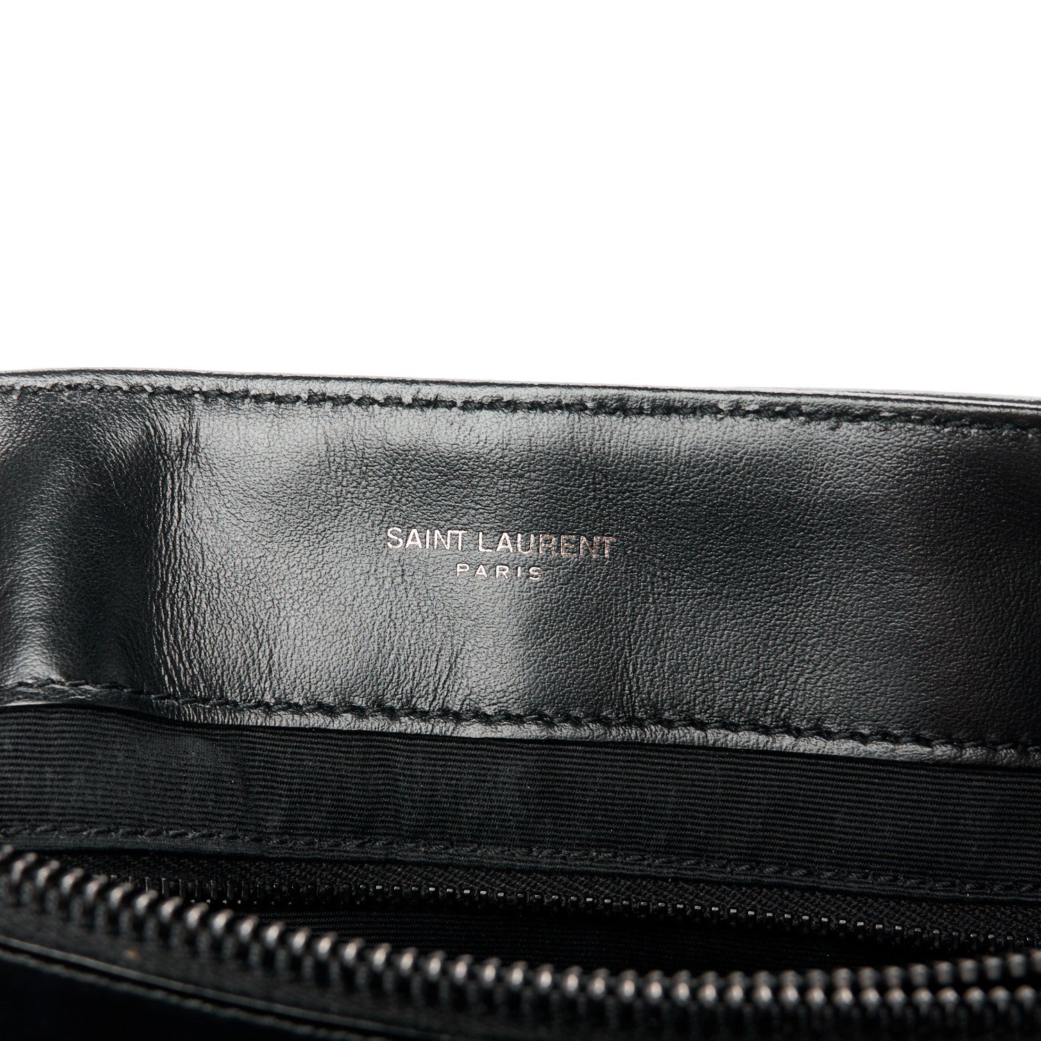 Saint Laurent Calfskin Y Quilted Monogram Monochrome Medium Loulou Chain Satchel Black 6 of 11