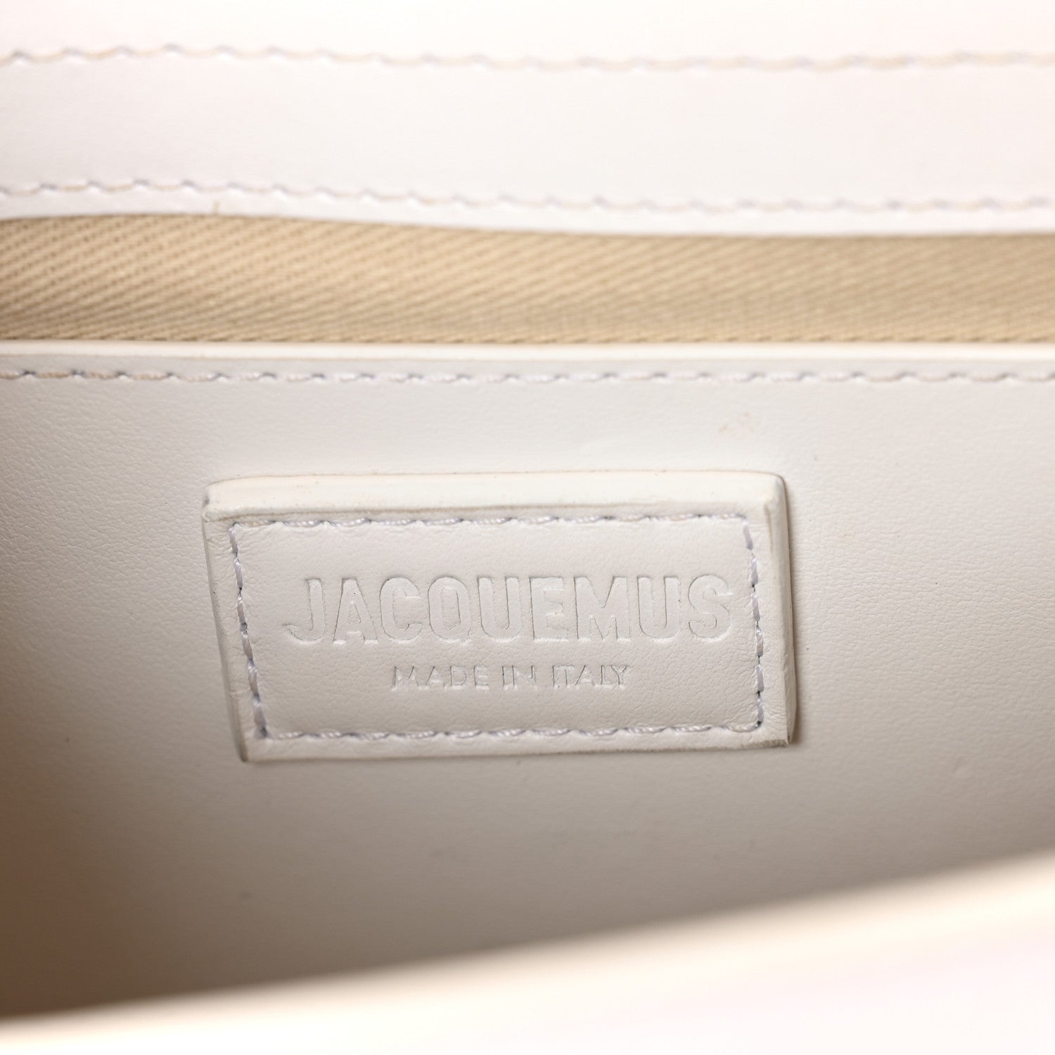 Jacquemus Smooth Calfskin Le Grand Bambino White 6 of 11