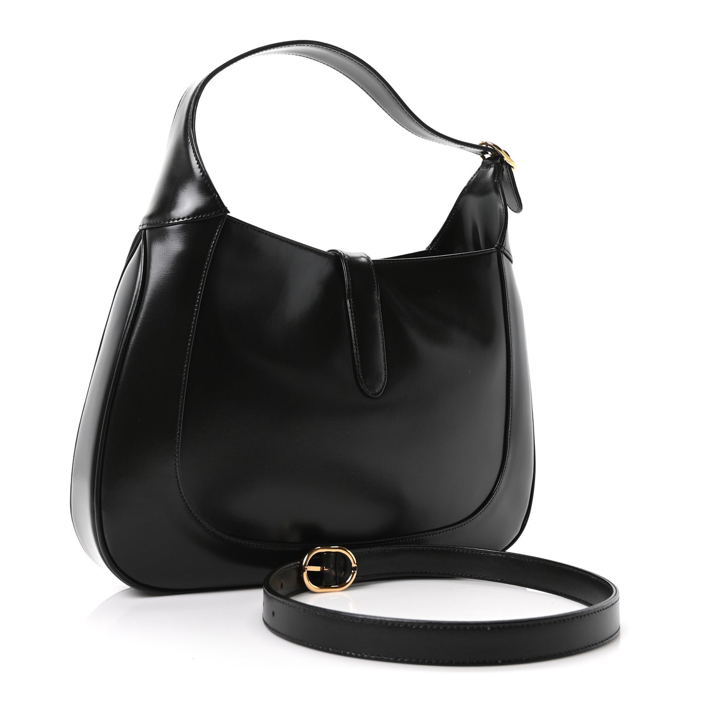 Boarded Dyana Lux Calfskin Medium Jackie 1961 Hobo Black
