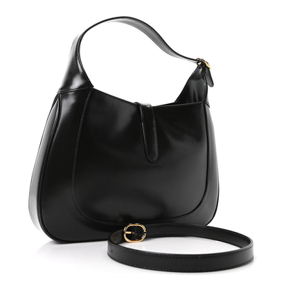 Gucci Boarded Dyana Lux Calfskin Medium Jackie 1961 Hobo Black 3 of 10