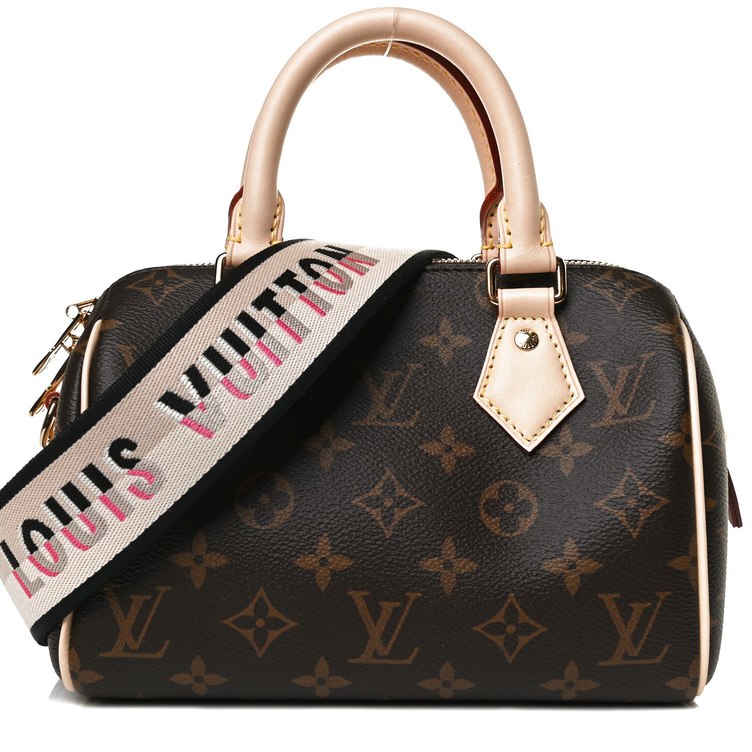 Louis Vuitton Monogram Speedy Bandouliere 20 Black 7 of 12