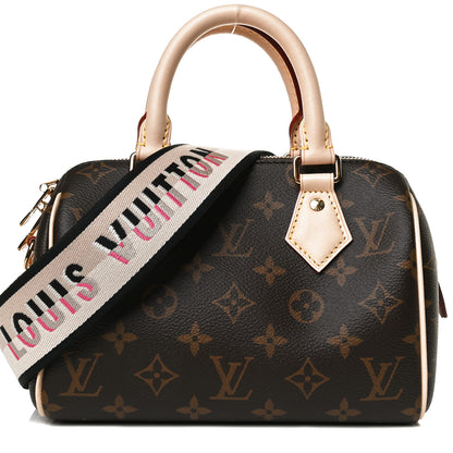 Louis Vuitton Monogram Speedy Bandouliere 20 Black 7 of 12