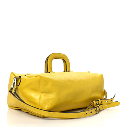 Gucci Fluffy Calfskin Morpheus Convertible Backpack Smile Yellow 3 of 12
