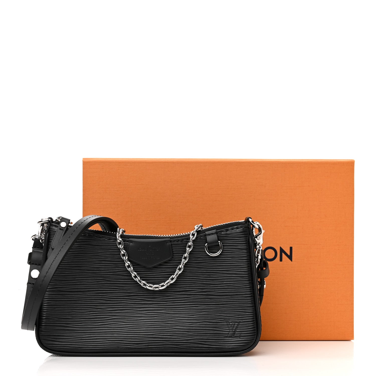 Louis Vuitton Epi Easy Pouch On Strap Black 7 of 7