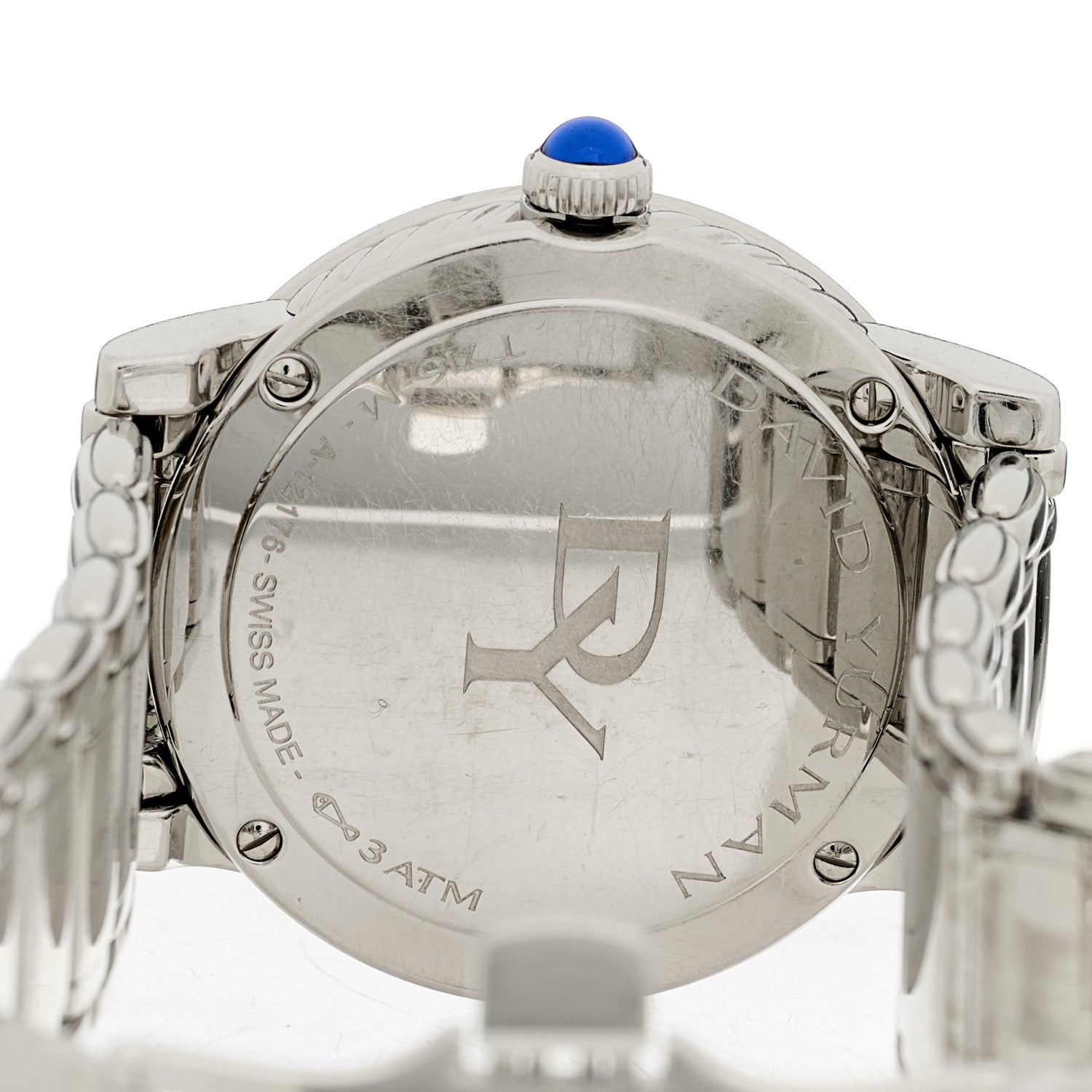 David Yurman Stainless Steel Diamond Mother of Pearl 38mm Classic Quartz Watch 4 of 5