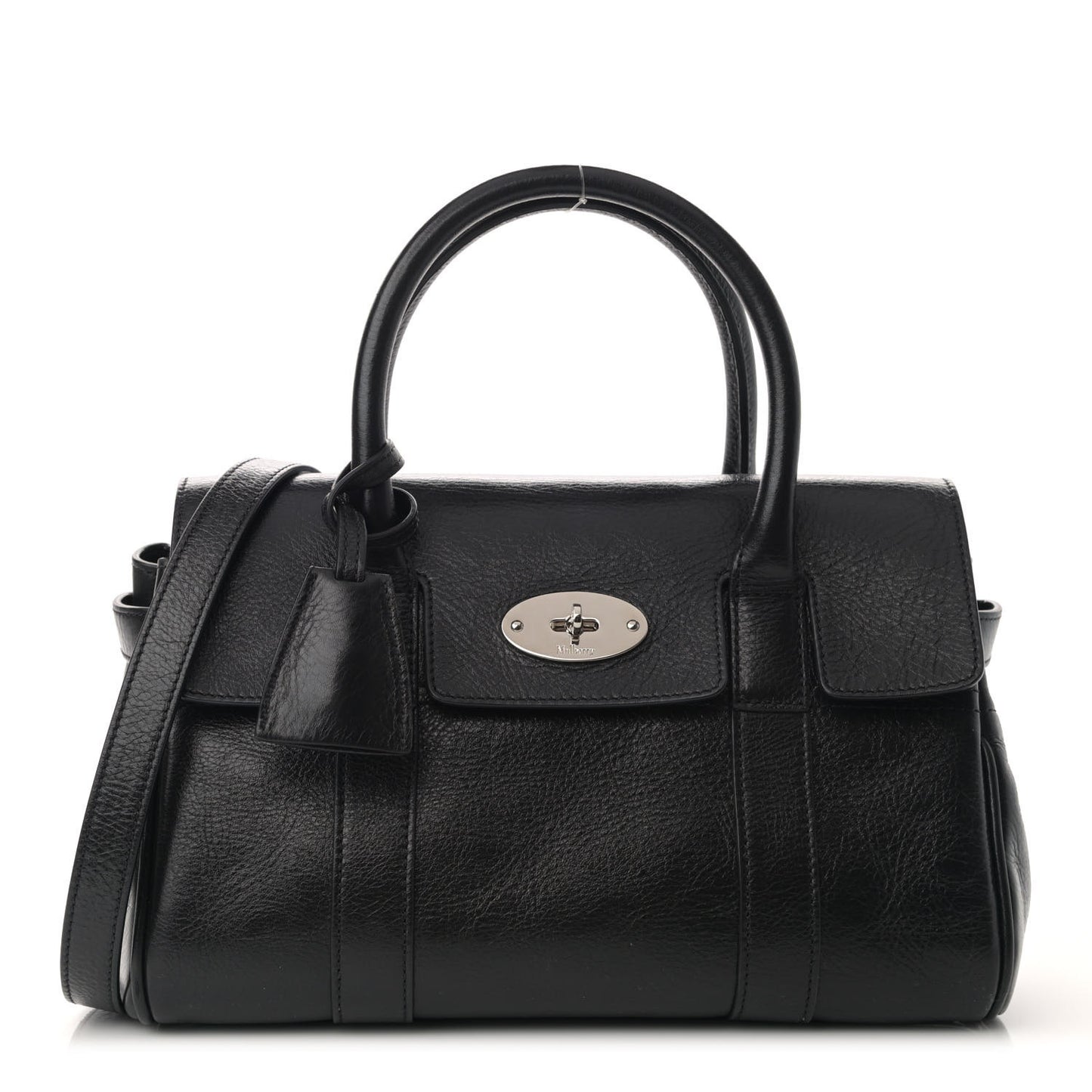 Natural Vegetable Tanned Small Bayswater Black