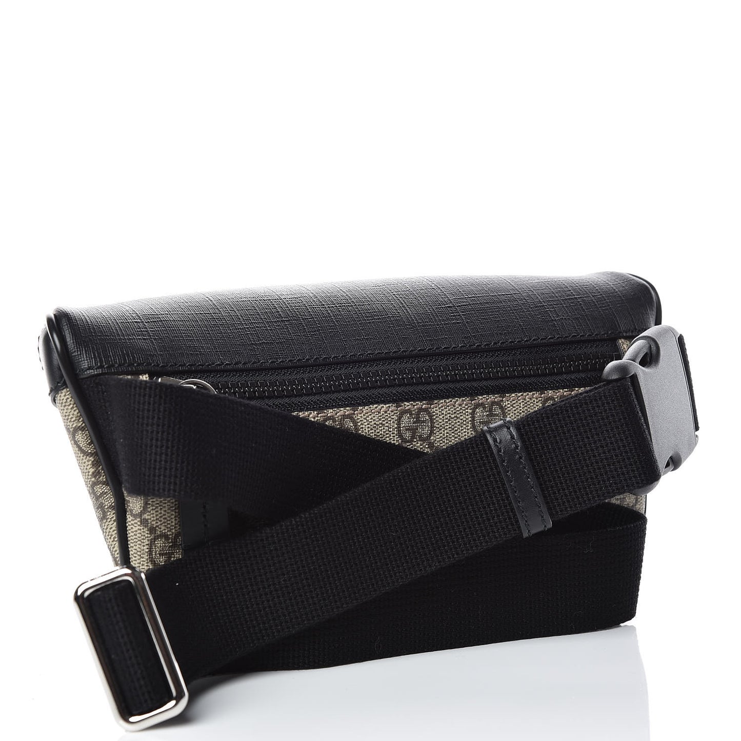 GG Supreme Monogram Belt Bag Black