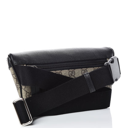 Gucci GG Supreme Monogram Belt Bag Black 3 of 10