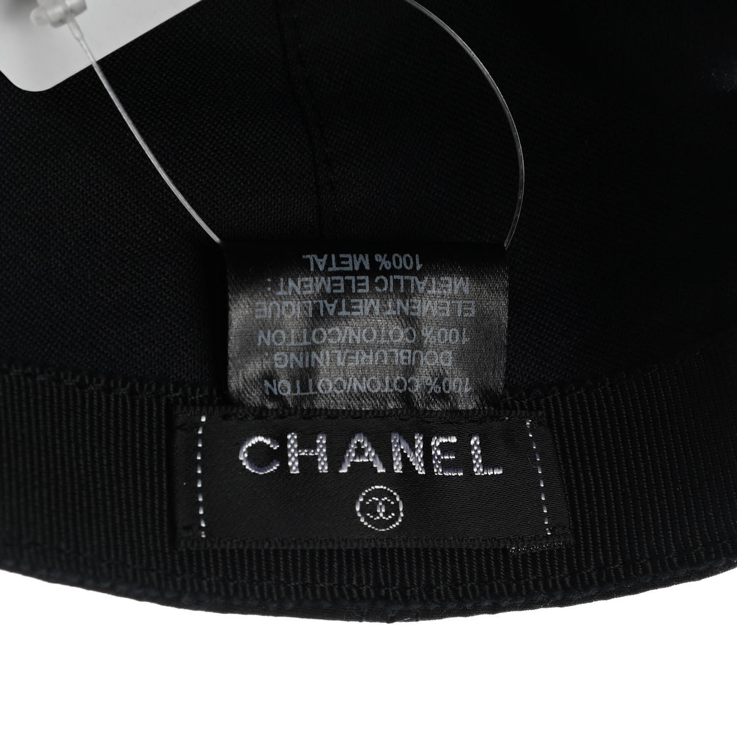 Cotton CC Cap Hat Black