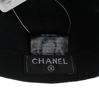 Chanel Cotton CC Cap Hat Black 8 of 8