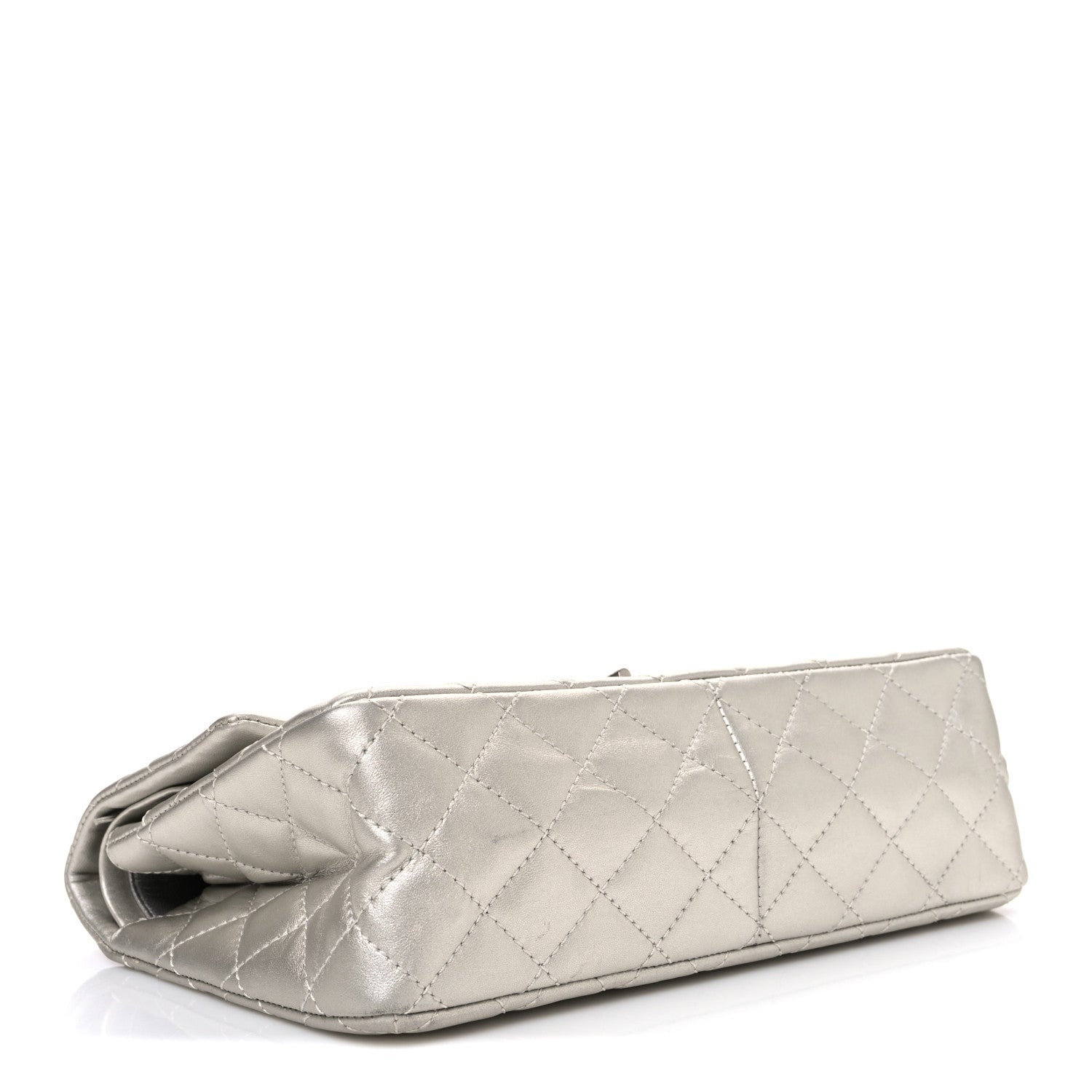 Chanel Metallic Lambskin Quilted 2.55 Reissue 226 Flap Silver 4 of 10