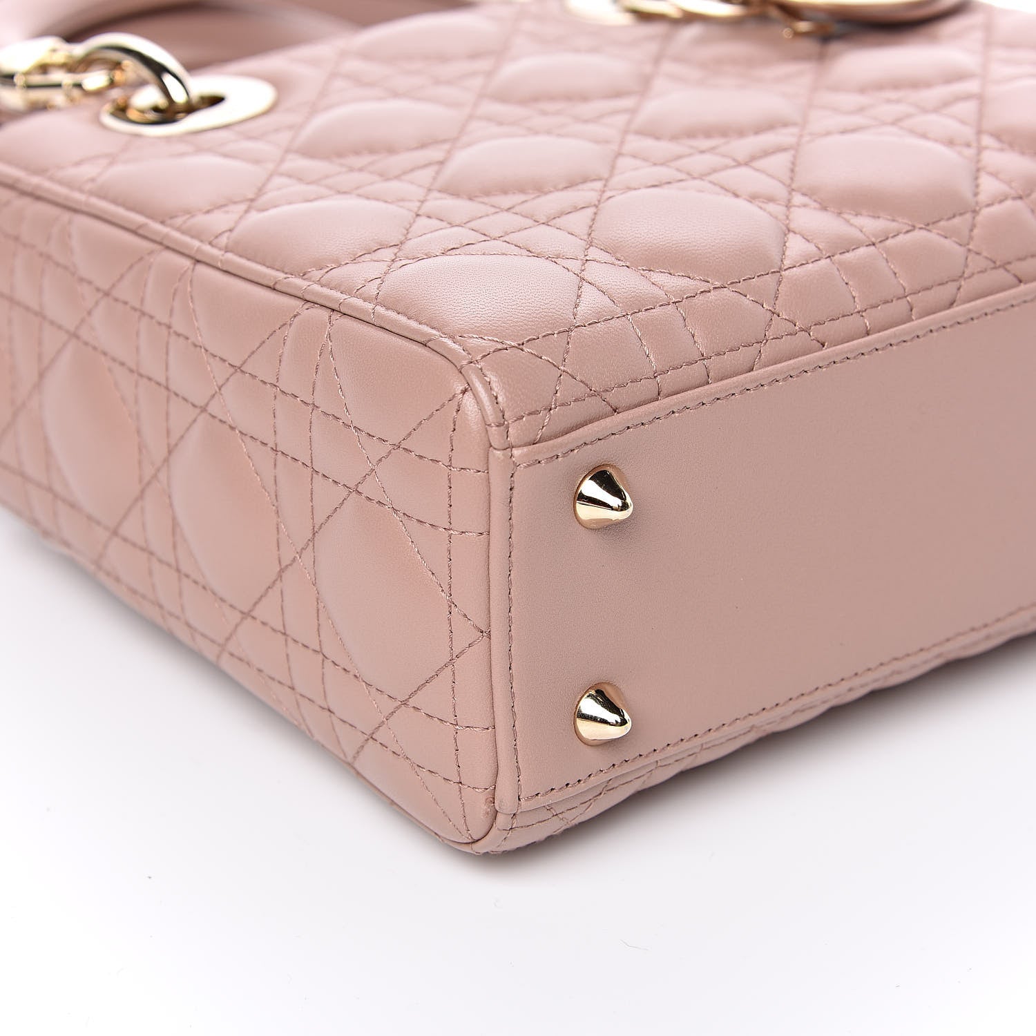 Christian Dior Metallic Grained Calfskin Cannage Small MyABCDior Fard 8 of 13