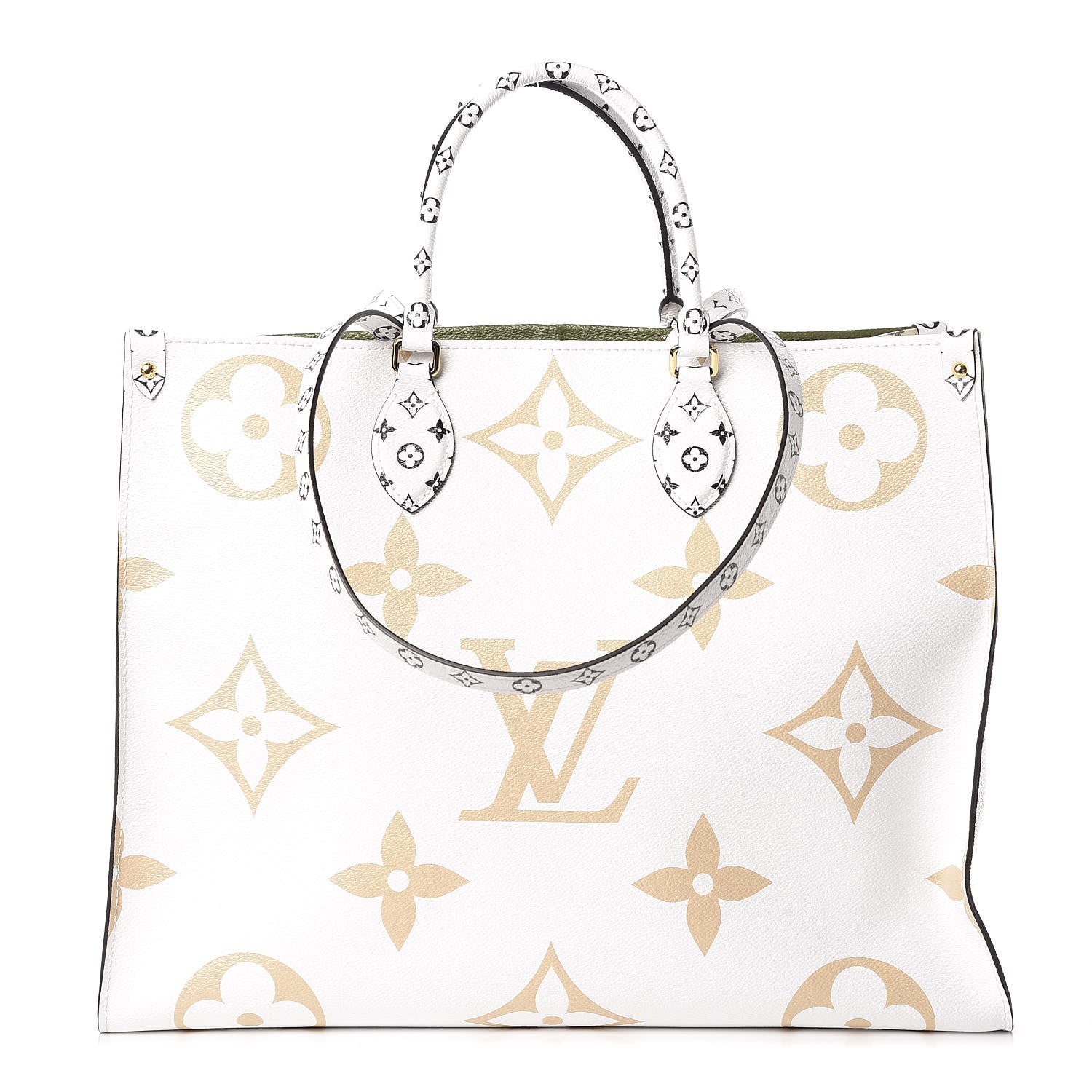 Louis Vuitton Monogram Giant Onthego GM Kaki Beige 1 of 11