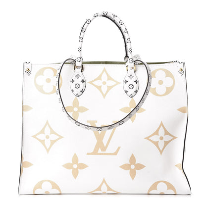 Louis Vuitton Monogram Giant Onthego GM Kaki Beige 1 of 11