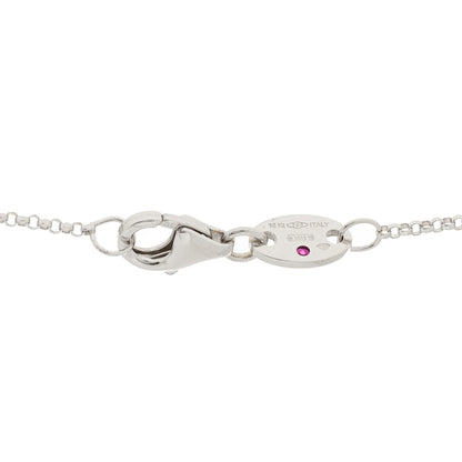 Roberto Coin 18K White Gold Diamond Barocco Pendant Necklace 5 of 5