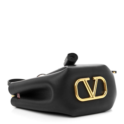 Valentino Garavani Vitello Ayers VLogo Bucket Bag Black 4 of 9