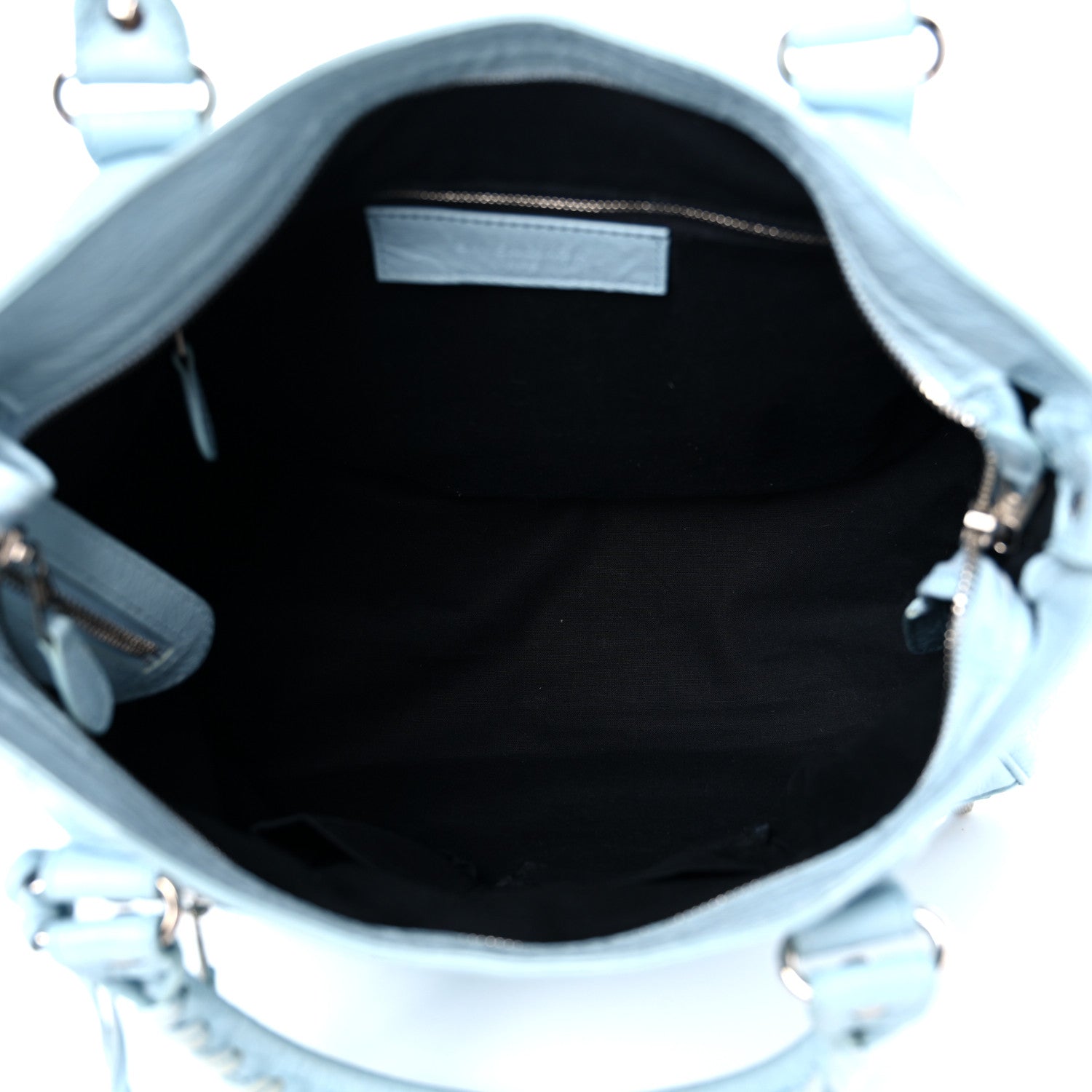 Balenciaga Agneau Giant 12 Silver Hardware Velo Bleu Dragee 5 of 21