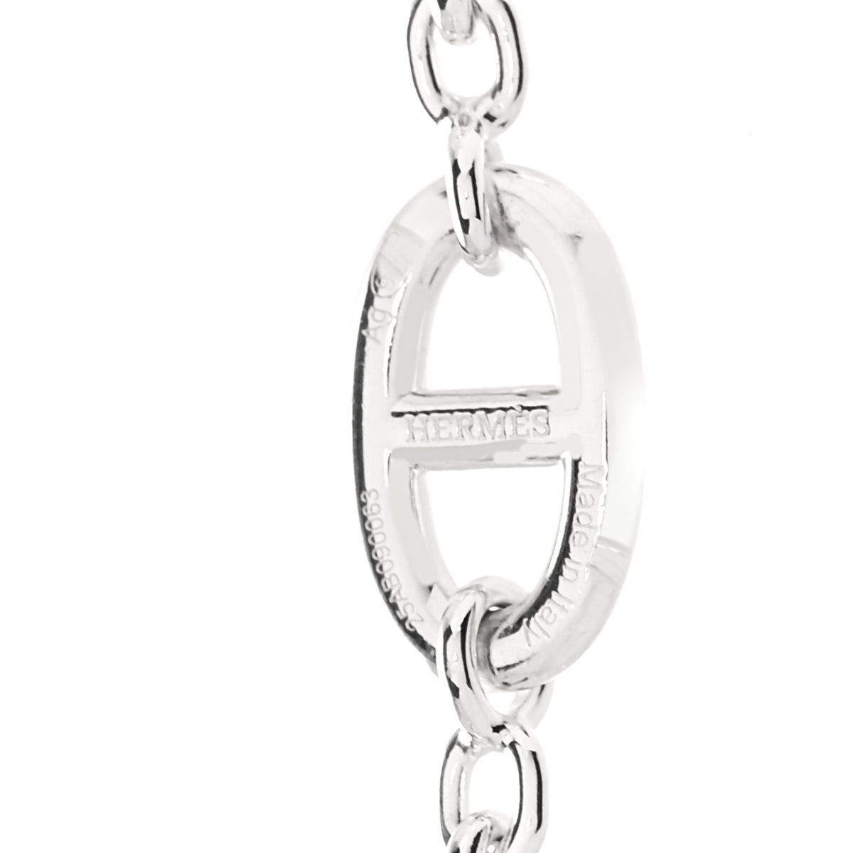 Hermes Sterling Silver Farandole Necklace 80 5 of 6