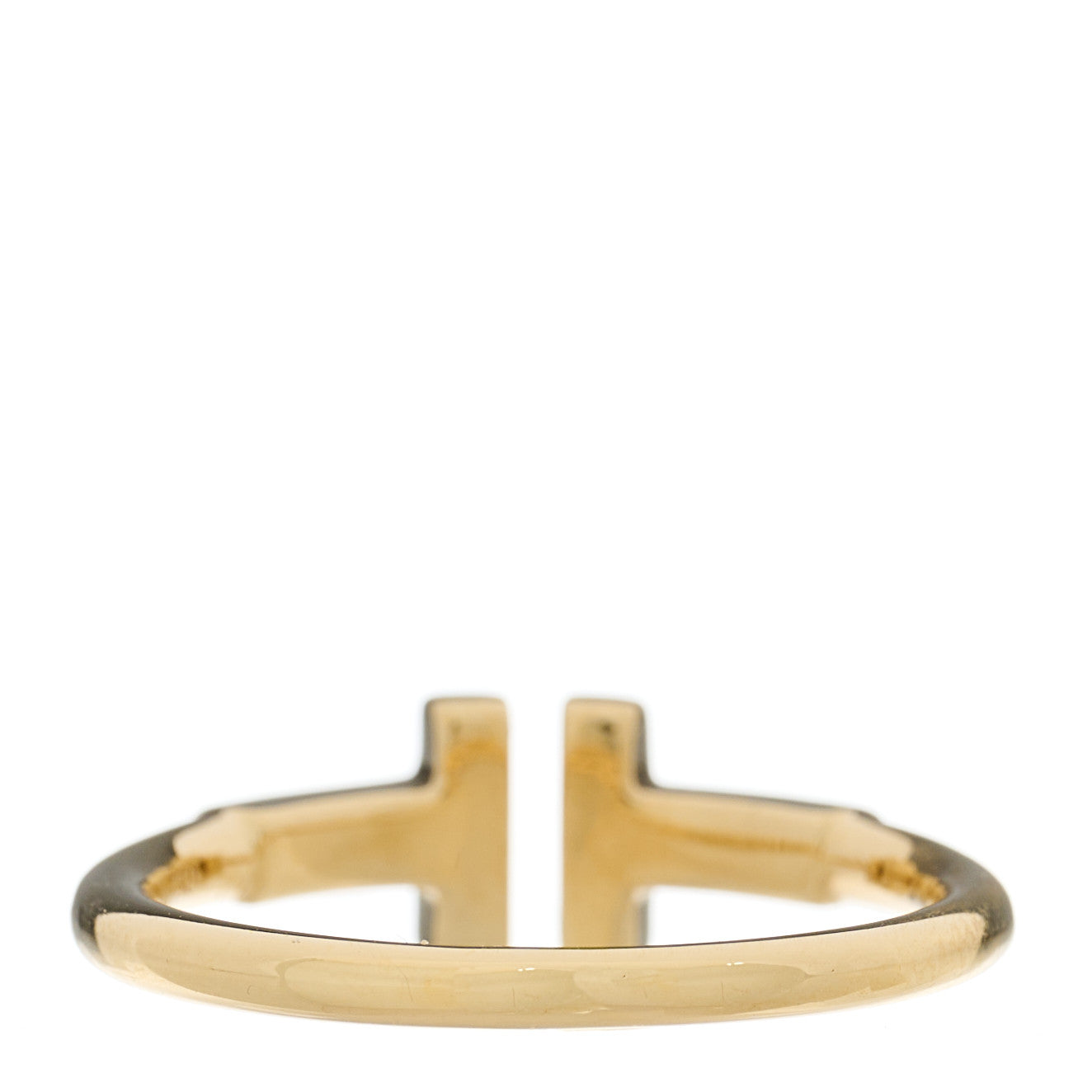 Tiffany 18K Yellow Gold T Wire Ring 50 5.5 3 of 5